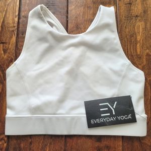Everyday Yoga Sports Bra Warrior X High Neck Small